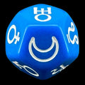 Koplow Opaque Blue Astrology Planets D12 Dice