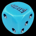 Koplow Opaque Blue Lighthouse Logo D6 Spot Dice