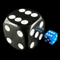 Koplow Opaque Blue MINI 5mm D6 Dice