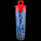Koplow Opaque Blue & White MINI 5mm 200 x D6 Spot Dice Set