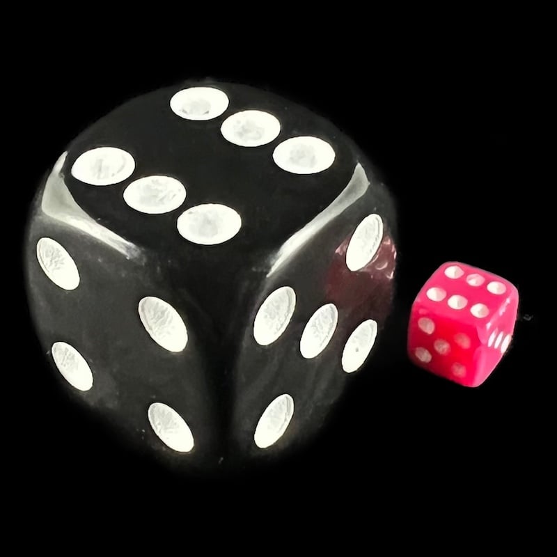 Koplow Opaque Pink MINI 5mm D6 Dice