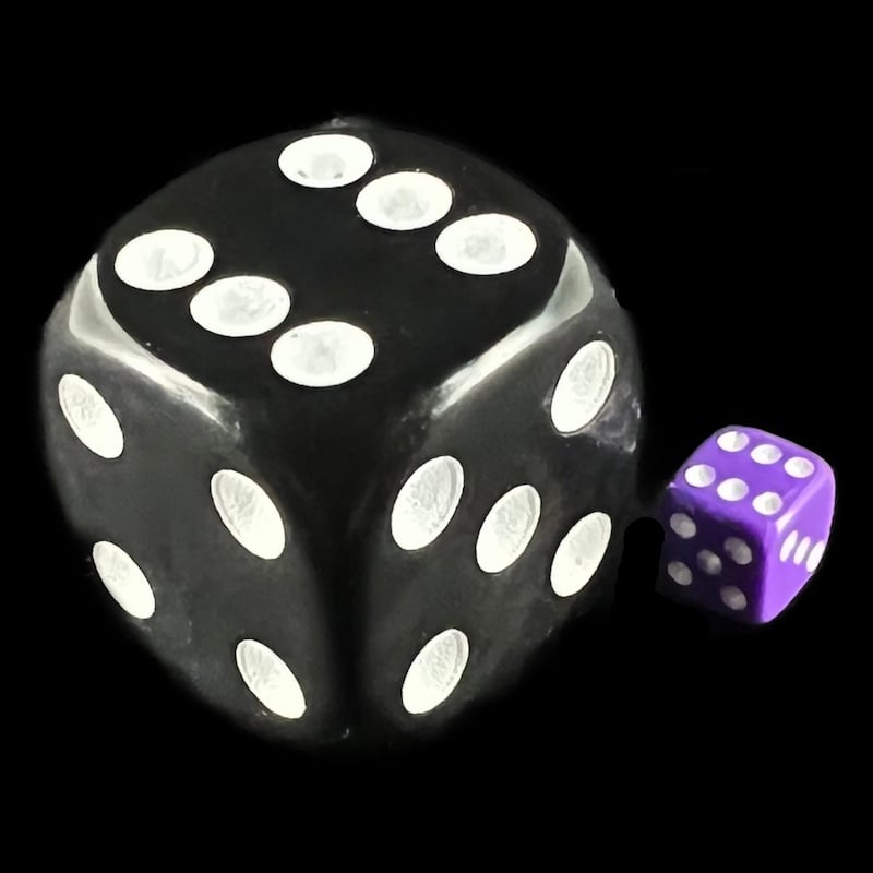 Koplow Opaque Purple MINI 5mm D6 Dice