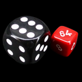 Koplow Opaque Red MINI 10mm Backgammon Doubling Cube D6 Dice