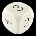 Koplow Opaque White & Black D3 Dice