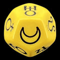 Koplow Opaque Yellow Astrology Planets D12 Dice