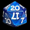 Koplow Pearl Navy D20 Dice