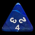 Koplow Pearl Navy D4 Dice