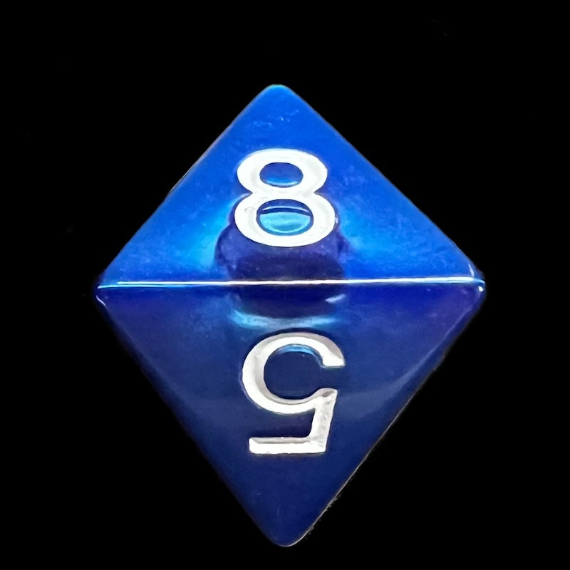 Koplow Pearl Navy D8 Dice