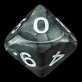 Koplow Pearl Charcoal D10 Dice