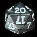 Koplow Pearl Charcoal D20 Dice