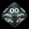 Koplow Pearl Charcoal Percentile Dice