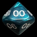 Koplow Pearl Emerald Percentile Dice