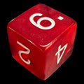Koplow Pearl Red D6 Dice
