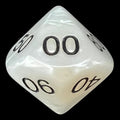 Koplow Pearl White Percentile Dice