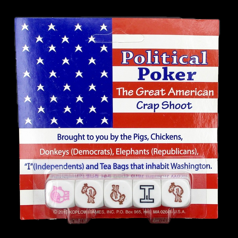 Koplow 5 x D6 Dice Game -  Political Poker