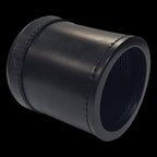 Koplow Premium Quality Black Leather Dice Cup 3.75" Diameter