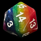 Koplow Rainbow MASSIVE 55mm Countdown D20 Dice NUMBERED LIMITED EDITION