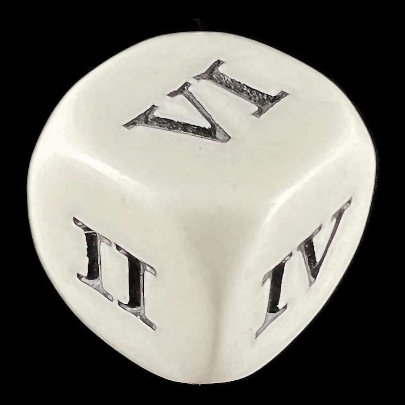 Koplow Roman Numeral 1-6 D6 Dice