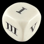 Koplow Roman Numeral 1-6 D6 Dice