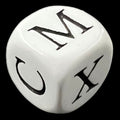 Koplow Roman Numeral High Value D6 Dice
