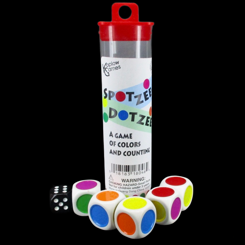 Koplow 5 x D6 Dice Game - Spotzee Dotzee Poker