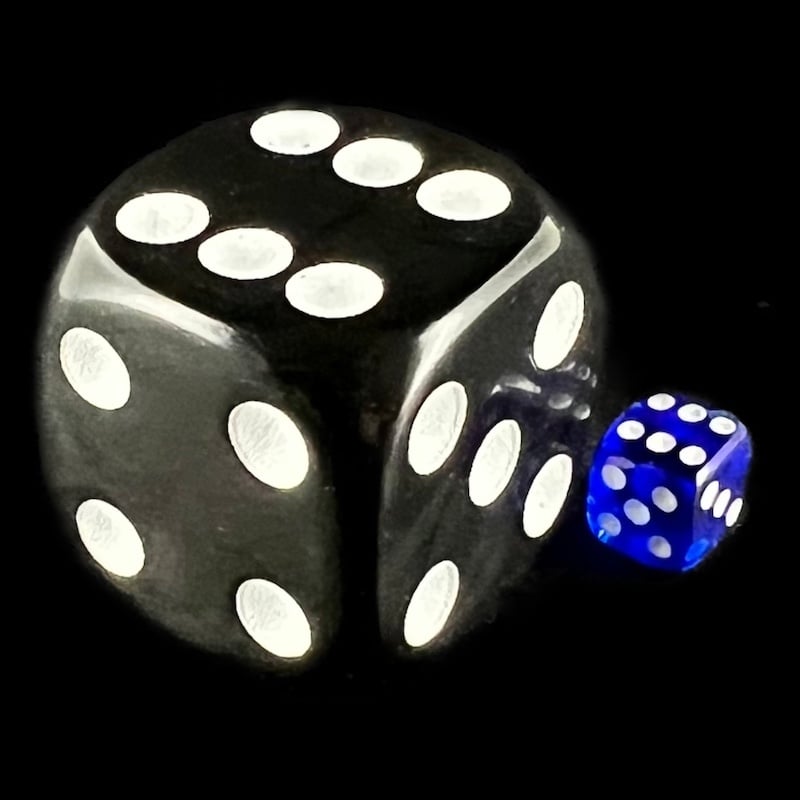Koplow Transparent Blue MINI 5mm D6 Dice