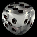 CLEARANCE Koplow Transparent Clear D6 Spot Dice
