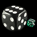 Koplow Transparent Emerald MINI 5mm D6 Dice