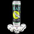 Koplow Opaque 5 x D6 Animal Dice Game - Bat