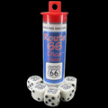Koplow Opaque 5 x D6 Dice Game - Route 66