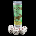 Koplow Opaque 5 x D6 Animal Dice Game - Moose