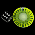 LITKO Universal Life Counter Game Dial 0-21 Fluorescent Green