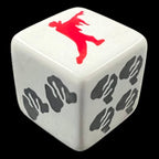 CLEARANCE Magister Militum Zombie Logo 6 x D6 Dice Set OOP