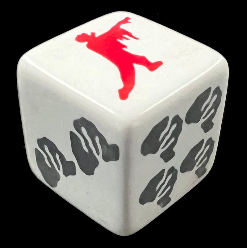 CLEARANCE Magister Militum Zombie Logo 6 x D6 Dice Set OOP