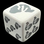 CLEARANCE Magister Militum Zombie Logo 6 x D6 Dice Set OOP