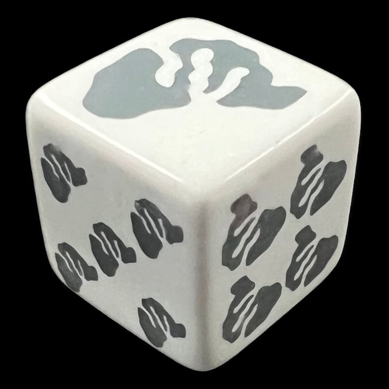 CLEARANCE Magister Militum Zombie Logo 6 x D6 Dice Set OOP