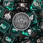 Tome of the Undeath (Necromancer) - 10 Dice Polyset / Coin / Dice Tray