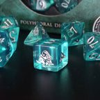Dice Tomes Ooze Bane 7 Dice Polyset + Coin