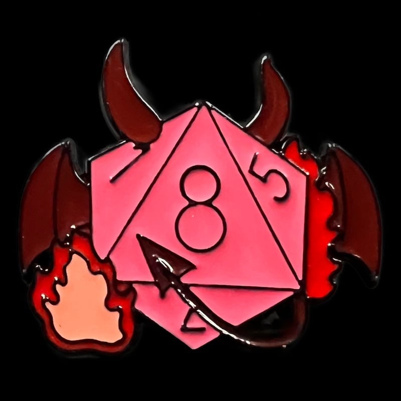 Gaming Pin Badge Sorcerer D8