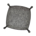 Folding Heathered Felt Dice Tray - Quartzite
