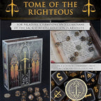 Tome of the Righteous (Paladin) - 10 Dice Polyset / Coin / Dice Tray