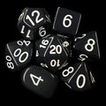 Role 4 Initiative Cool Carbon 7 Dice Polyset with Arch D4