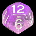 Role 4 Initiative Diffusion Amethyst D12 Dice
