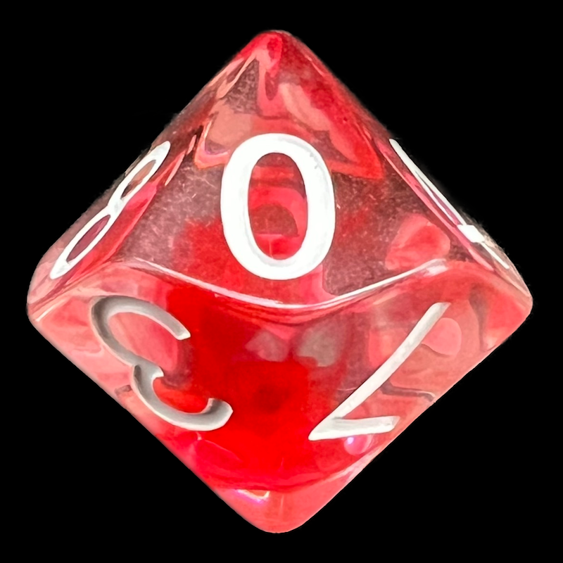 Role 4 Initiative Diffusion Cherry D10 Dice