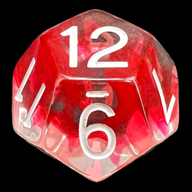 Role 4 Initiative Diffusion Cherry D12 Dice