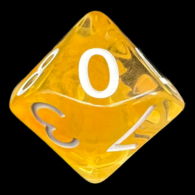 Role 4 Initiative Diffusion Citrus D10 Dice