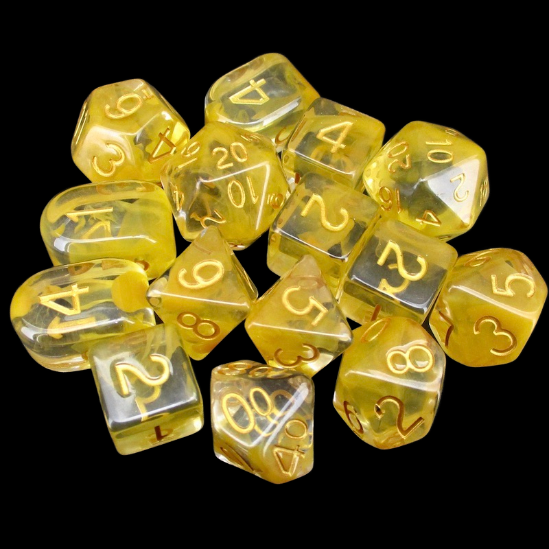 Role 4 Initiative Diffusion El Dorado 15 Dice Polyset with Arch D4s
