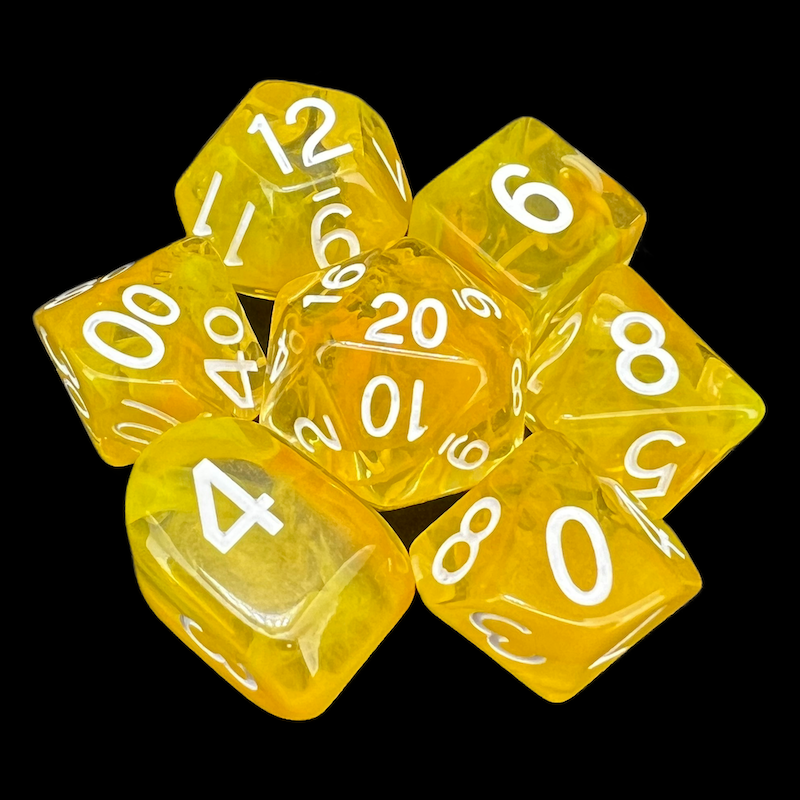 Role 4 Initiative Diffusion Ki-Rin's Grace 7 Dice Polyset with Arch D4 ...
