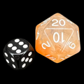 Role 4 Initiative Diffusion Koi Pond JUMBO XL Balanced D20 Dice