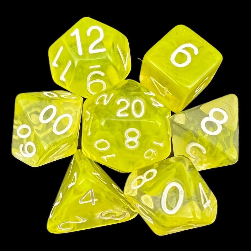 HALF PRICE CLEARANCE Role 4 Initiative Diffusion Ochre 7 Dice Polyset